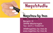 Visitenkarte Nagelstudio